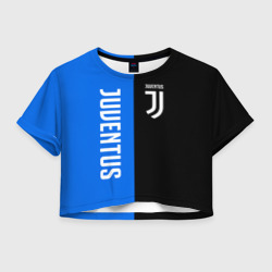 Женская футболка Crop-top 3D Juventus