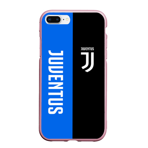 Чехол для iPhone 7Plus/8 Plus матовый Juventus, цвет розовый