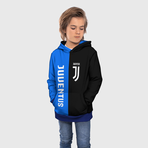 Детская толстовка 3D Juventus, цвет синий - фото 3