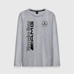 Мужской лонгслив хлопок Mercedes-Benz AMG