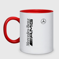 Кружка двухцветная Mercedes-Benz AMG