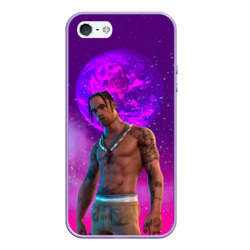 Чехол для iPhone 5/5S матовый Travis Scott, Fortnite