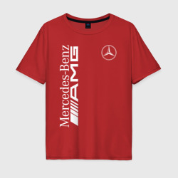 Мужская футболка хлопок Oversize Mercedes-Benz AMG