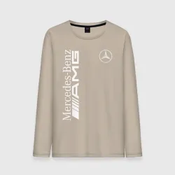 Мужской лонгслив хлопок Mercedes-Benz AMG