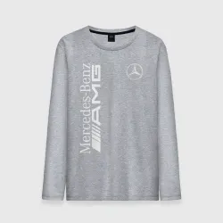 Мужской лонгслив хлопок Mercedes-Benz AMG