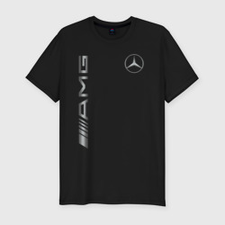 Мужская футболка хлопок Slim Mercedes-Benz AMG