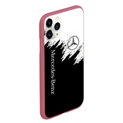 Чехол для iPhone 11 Pro Max матовый Mercedes-Benz AMG Мерседес - фото 2