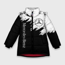 Зимняя куртка для девочек 3D Mercedes-Benz AMG Мерседес