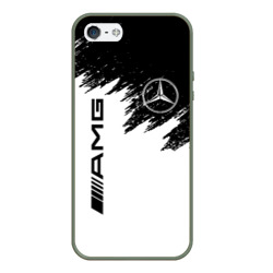 Чехол для iPhone 5/5S матовый Mercedes-Benz AMG