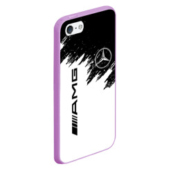 Чехол для iPhone 5/5S матовый Mercedes-Benz AMG - фото 2