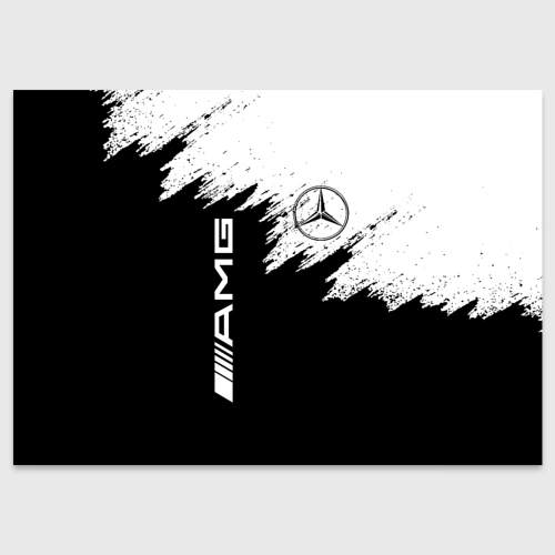 Поздравительная открытка Mercedes-Benz AMG