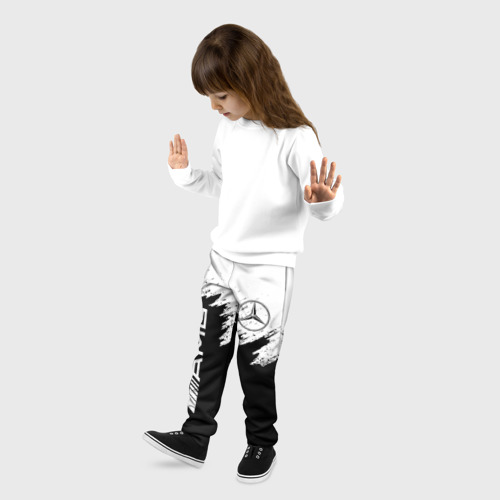 Детские брюки 3D Mercedes-Benz AMG, цвет 3D печать - фото 3