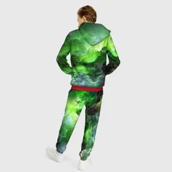 Мужской костюм 3D Green space зелёный космос - фото 4
