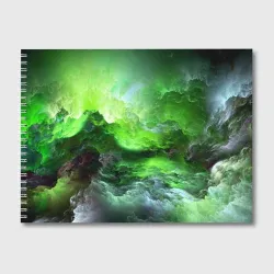 Альбом для рисования Green space зелёный космос