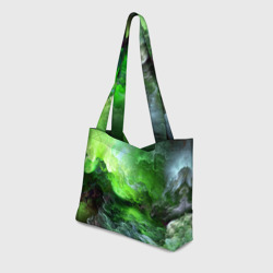 Пляжная сумка 3D Green space зелёный космос - фото 2