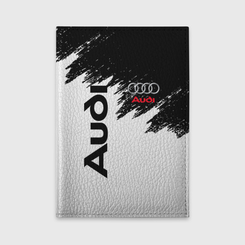 Обложка для автодокументов Audi, цвет черный