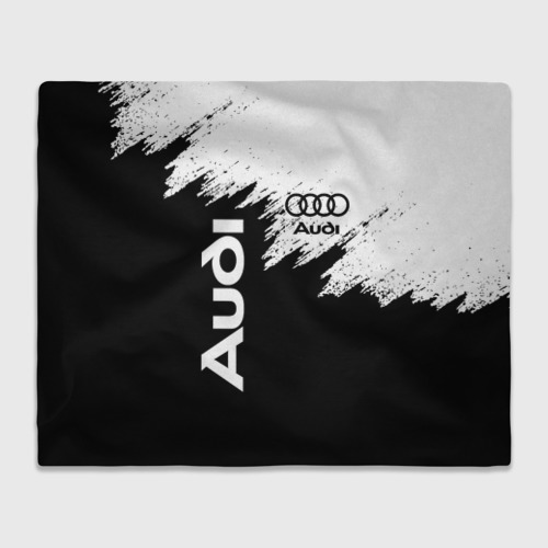 Плед 3D Audi, цвет 3D (велсофт)