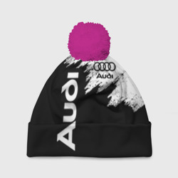 Шапка 3D c помпоном Audi