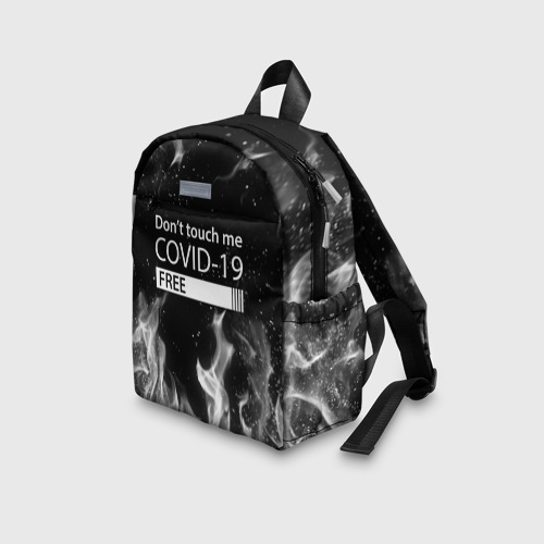 Детский рюкзак 3D COVID-19 DON`T TOUCH ME - фото 5