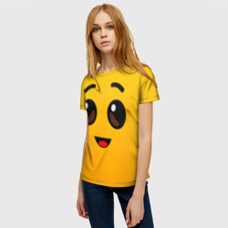 Женская футболка 3D Fortnite банан - глаза Fortnite banana - фото 2