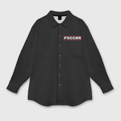 Мужская рубашка oversize 3D Россия