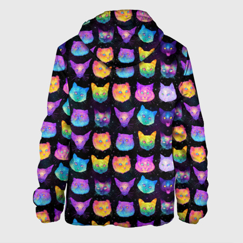 Мужская куртка 3D Радужные котики, цвет 3D печать - фото 2