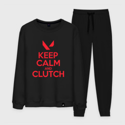 Мужской костюм хлопок Keep calm clutch