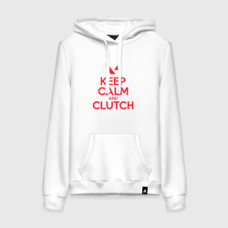 Женская толстовка хлопок Keep calm clutch