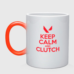 Кружка хамелеон Keep calm clutch