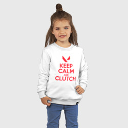 Детский свитшот хлопок Keep calm clutch - фото 2