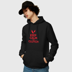 Мужская толстовка хлопок Keep calm clutch - фото 2