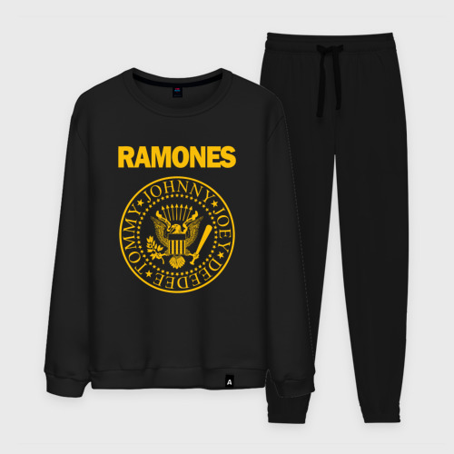 Мужской костюм хлопок Ramones, цвет черный