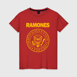 Женская футболка хлопок Ramones