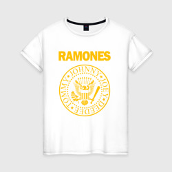 Женская футболка хлопок Ramones