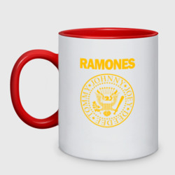 Кружка двухцветная Ramones