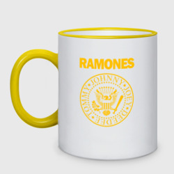 Кружка двухцветная Ramones