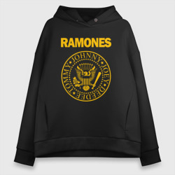 Женское худи Oversize хлопок Ramones