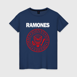 Женская футболка хлопок Ramones