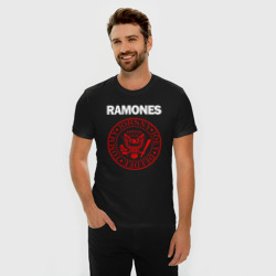 Мужская футболка хлопок Slim RAMONES - фото 2