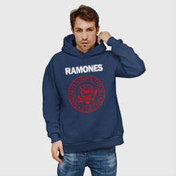 Мужское худи Oversize хлопок Ramones - фото 2