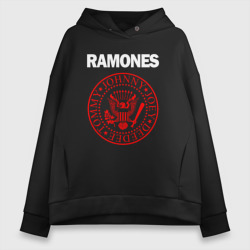 Женское худи Oversize хлопок Ramones