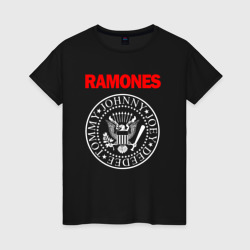 Женская футболка хлопок Ramones
