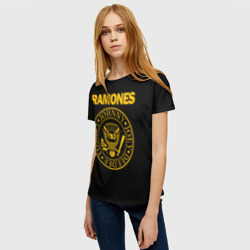 Женская футболка 3D Ramones - фото 2