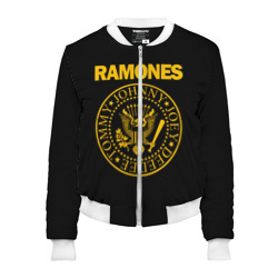 Женский бомбер 3D Ramones