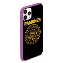 Чехол для iPhone 11 Pro Max матовый Ramones - фото 2