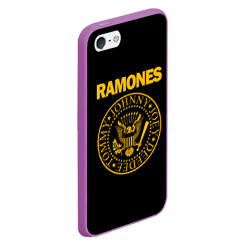 Чехол для iPhone 5/5S матовый Ramones - фото 2