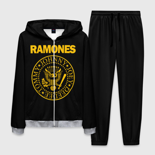 Мужской костюм 3D Ramones, цвет меланж