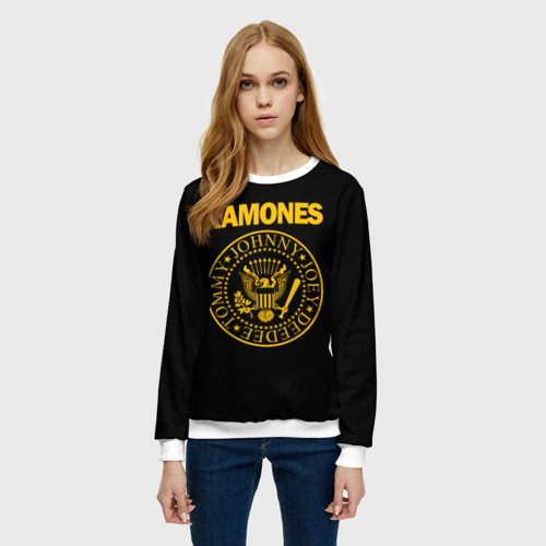 Женский свитшот 3D Ramones, цвет 3D печать - фото 3