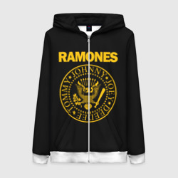 Женская толстовка 3D на молнии Ramones