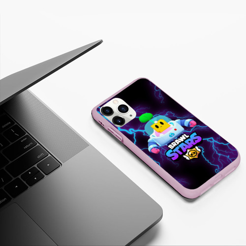 Чехол для iPhone 11 Pro матовый Brawl Stars SPROUT, цвет розовый - фото 5